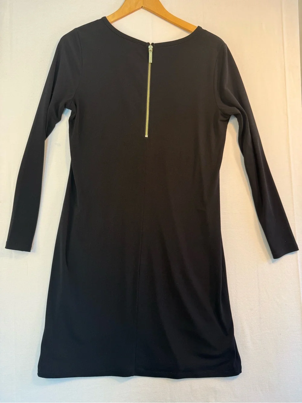 Michael Kors Black Long Sleeve Shift Dress - Classic Women's Dress Sz Medium